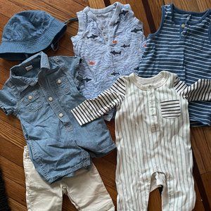 Baby Boy 3-6 Summer Bundle